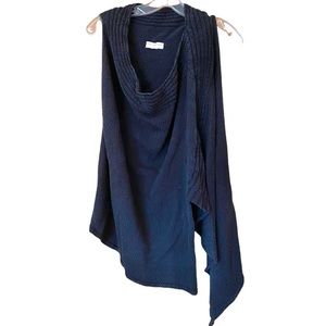 Georgina Estefania luxury asymmetric sleeveless sweater